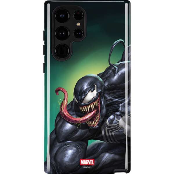 Marvel Venom Symbiote Galaxy S25 Ultra Impact Case