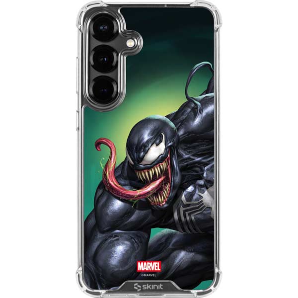 Marvel Venom Symbiote Galaxy S26 Plus Clear Case