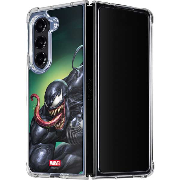 Marvel Venom Symbiote Galaxy Z Fold5 5G Clear Case