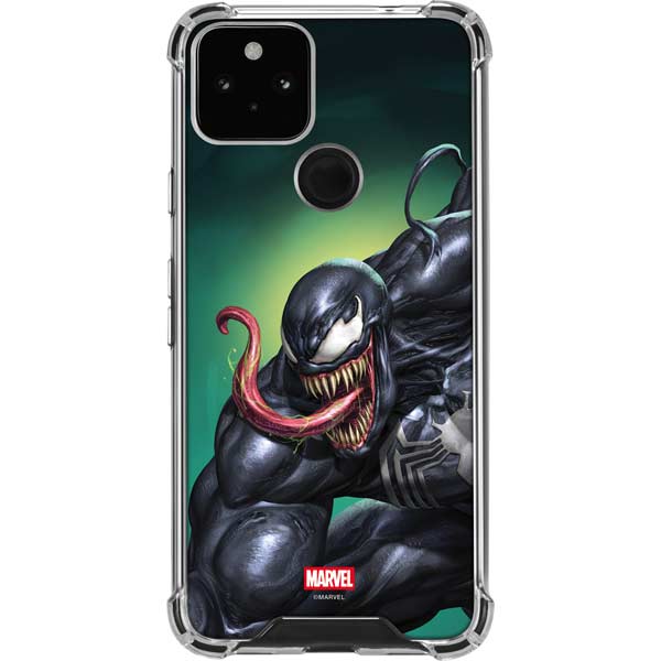 Marvel Venom Symbiote Google Pixel 5 Clear Case