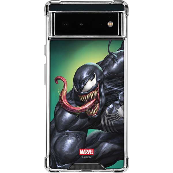 Marvel Venom Symbiote Google Pixel 6 Clear Case