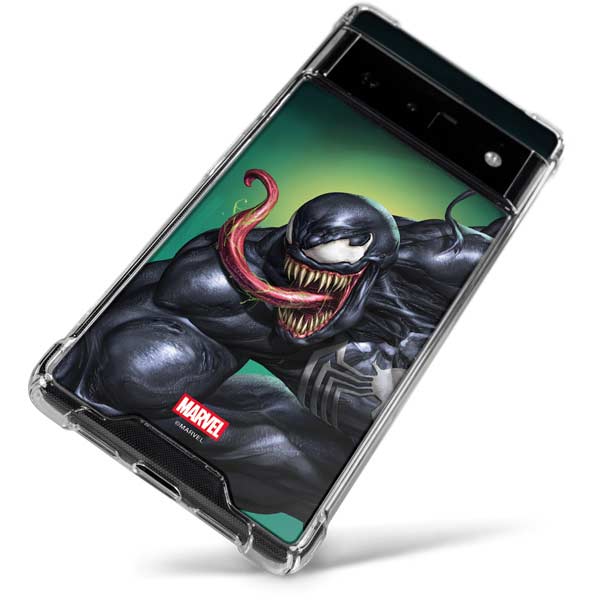 Marvel Venom Symbiote Google Pixel 6 Clear Case