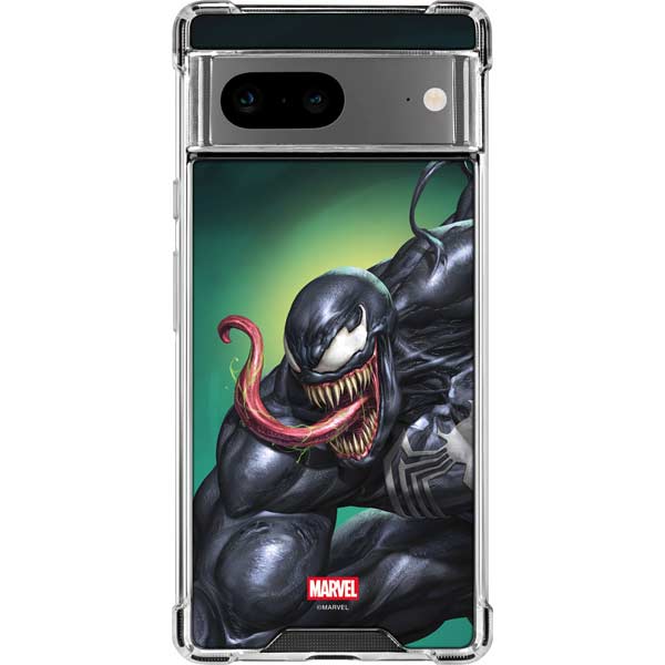 Marvel Venom Symbiote Google Pixel 8 Clear Case