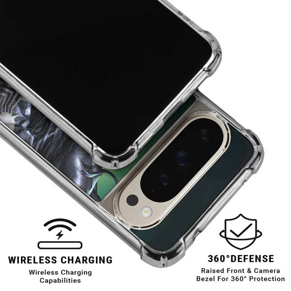 Marvel Venom Symbiote Google Pixel 9/9 Pro Clear Case