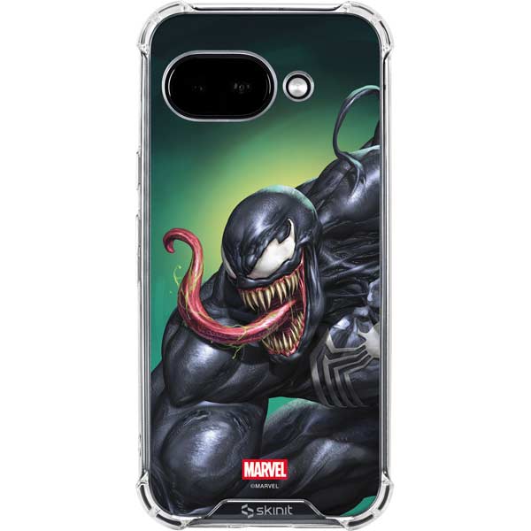 Marvel Venom Symbiote Google Pixel 9a Clear Case