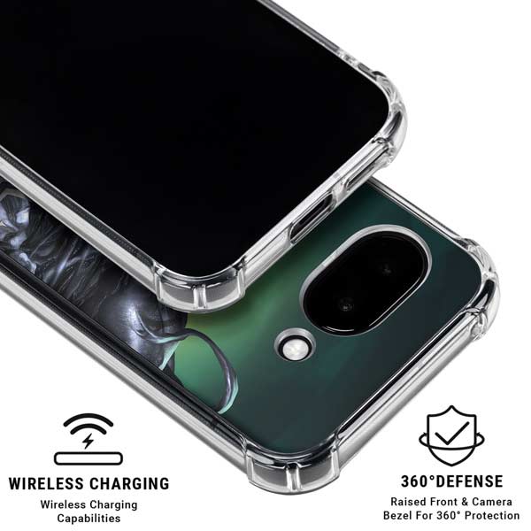 Marvel Venom Symbiote Google Pixel 9a Clear Case