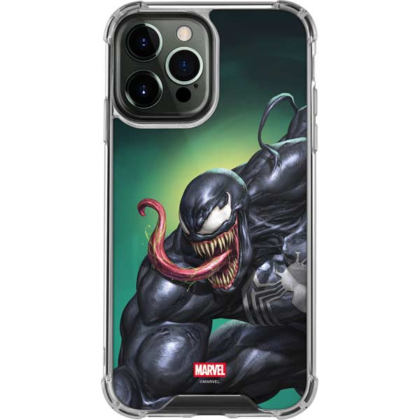 Marvel Venom Symbiote iPhone 14 Pro Max Clear Case