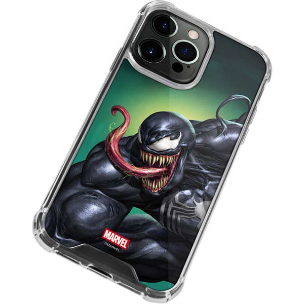 Marvel Venom Symbiote iPhone 14 Pro Max Clear Case