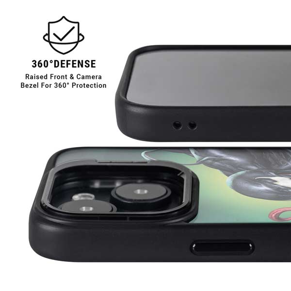 Marvel Venom Symbiote iPhone 15 Plus Kickstand Case