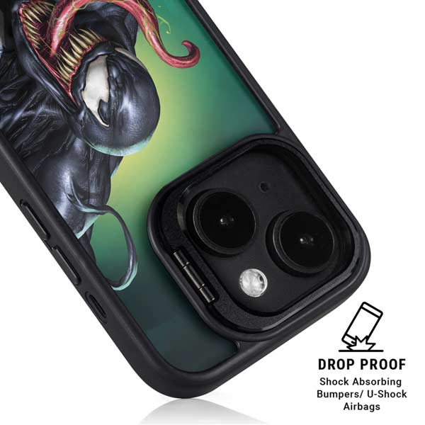 Marvel Venom Symbiote iPhone 15 Plus Kickstand Case