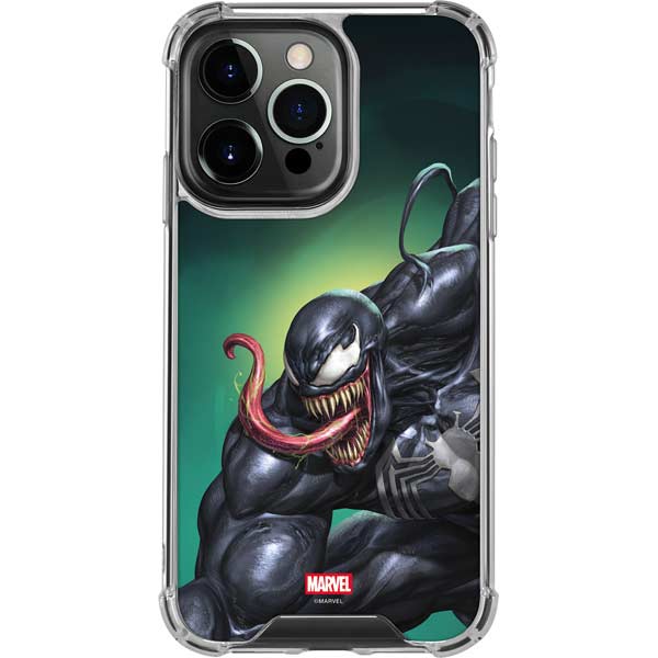 Marvel Venom Symbiote iPhone 15 Pro Clear Case