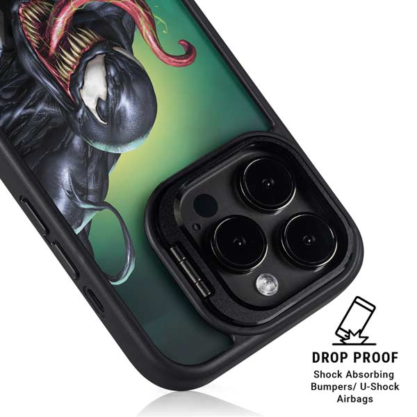Marvel Venom Symbiote iPhone 15 Pro Kickstand Case