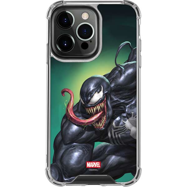 Marvel Venom Symbiote iPhone 15 Pro Max Clear Case