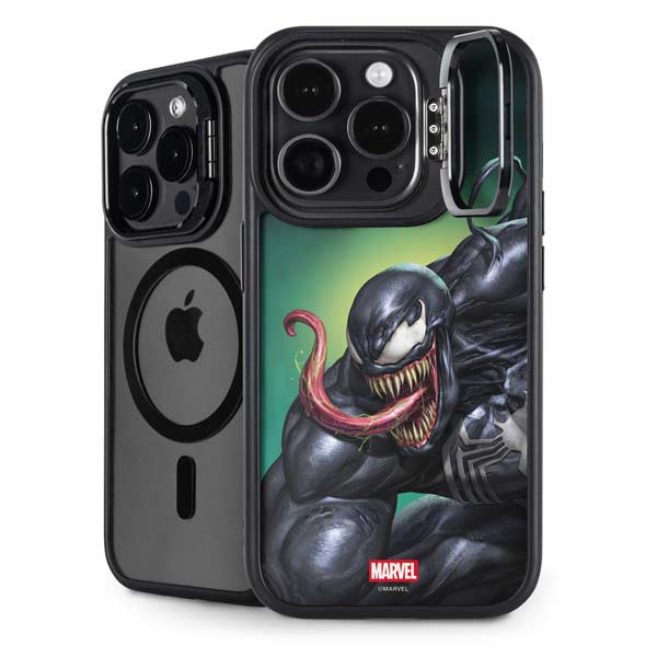 Marvel Venom Symbiote iPhone 15 Pro Max Kickstand Case