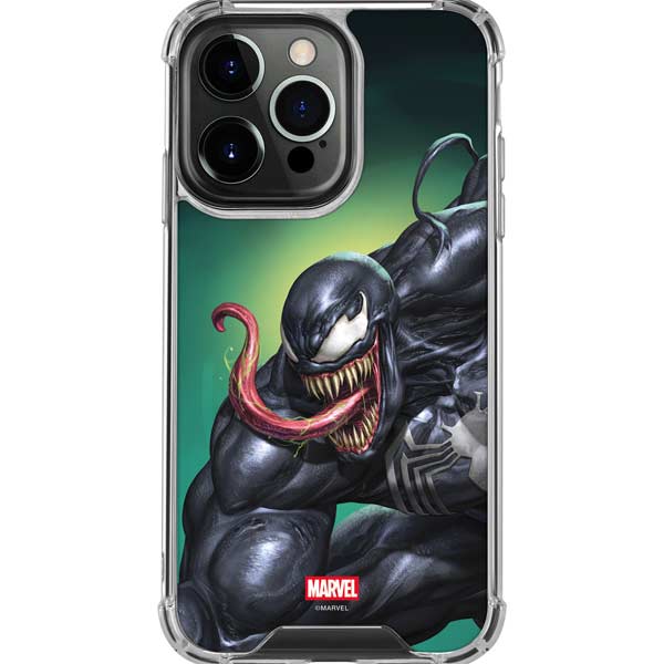 Marvel Venom Symbiote iPhone 16 Pro Max Clear Case