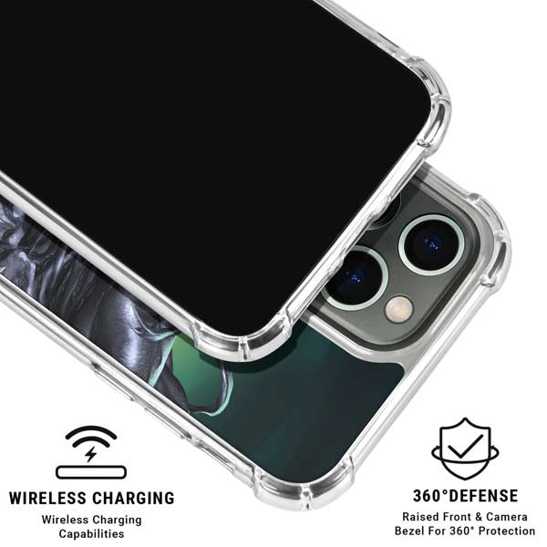 Marvel Venom Symbiote iPhone 16 Pro Max Clear Case