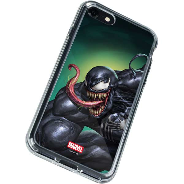 Marvel Venom Symbiote iPhone SE (2nd & 3rd Gen) Clear Case