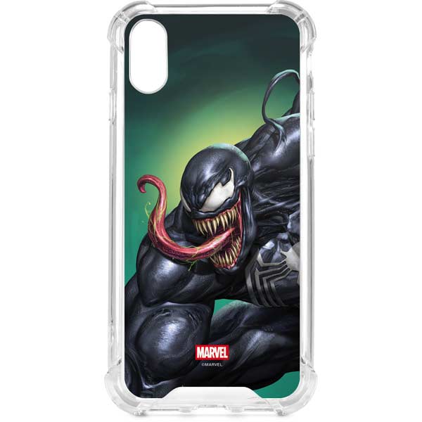 Marvel Venom Symbiote iPhone XS Clear Case