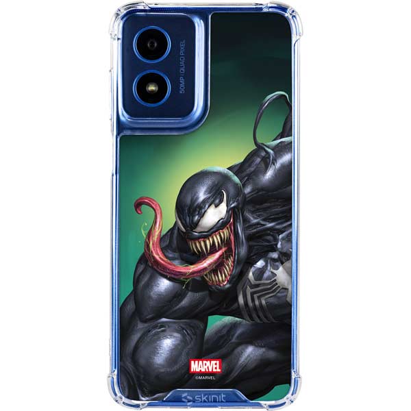 Marvel Venom Symbiote Moto G Play 4G (2024) Clear Case