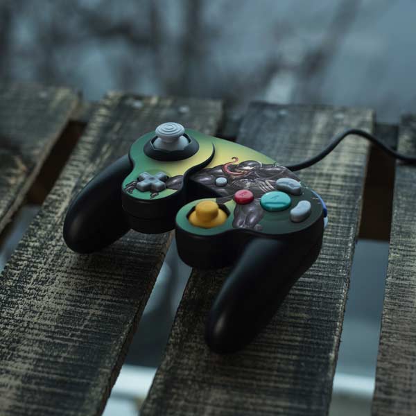 Marvel Venom Symbiote Nintendo GameCube Controller Skin