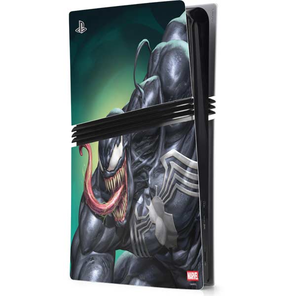 Marvel Venom Symbiote PS5 Pro Console Skin