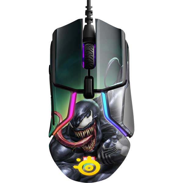 Marvel Venom Symbiote SteelSeries Rival 600 Gaming Mouse Skin