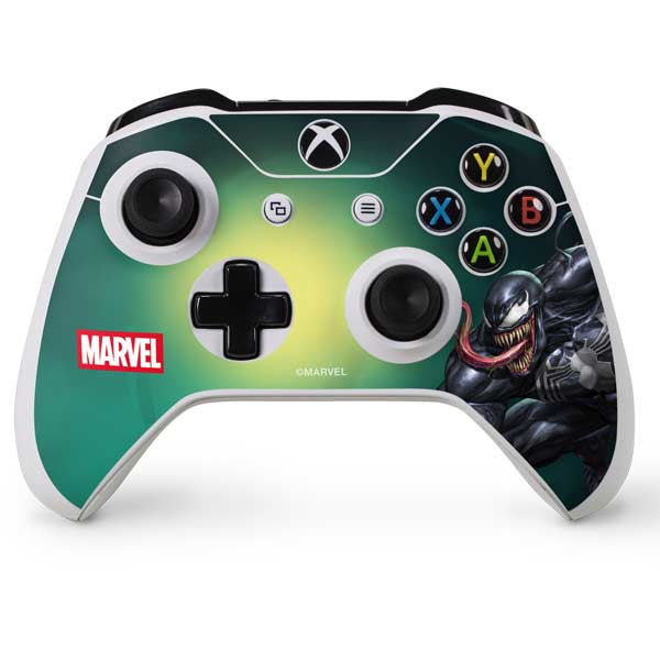 Marvel Venom Symbiote Xbox One S Console and Controller Bundle Skin