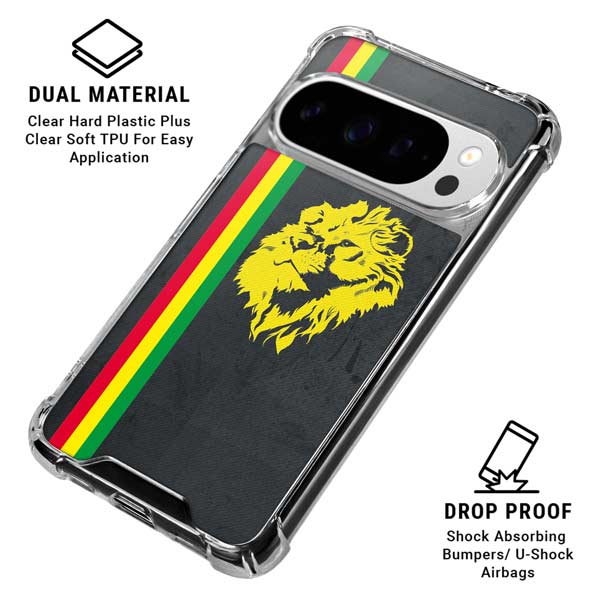 Vertical Banner - Lion of Judah Google Pixel 10 Pro XL Clear Case