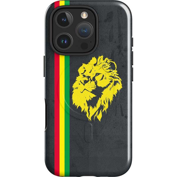 Vertical Banner - Lion of Judah iPhone 16 Pro Magsafe Impact Case