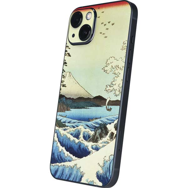 View from Satta Suruga Province by Hiroshige iPhone 15 Skin