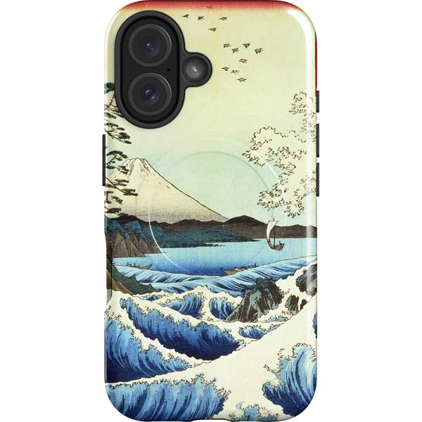 View from Satta Suruga Province by Hiroshige iPhone 16 Magsafe Impact Case