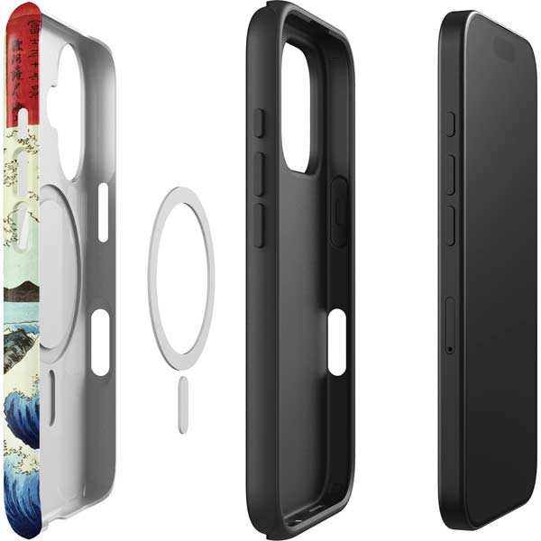 View from Satta Suruga Province by Hiroshige iPhone 16 Magsafe Impact Case