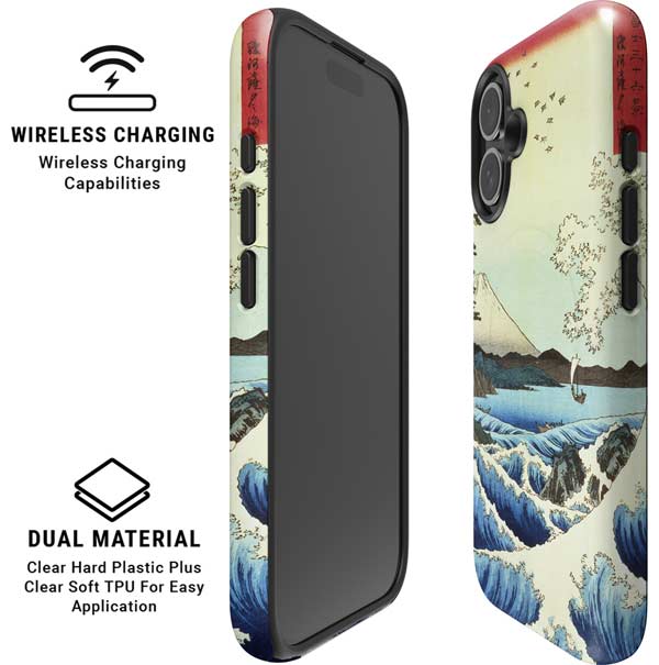 View from Satta Suruga Province by Hiroshige iPhone 16 Magsafe Impact Case