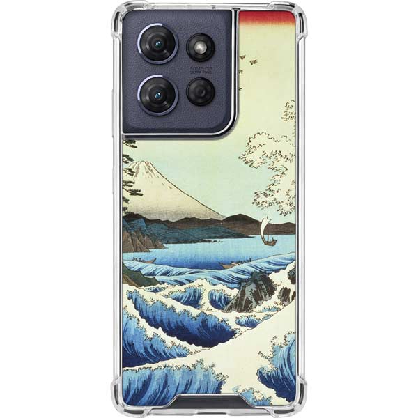 View from Satta Suruga Province by Hiroshige Moto G Power 5G (2025) Clear Case