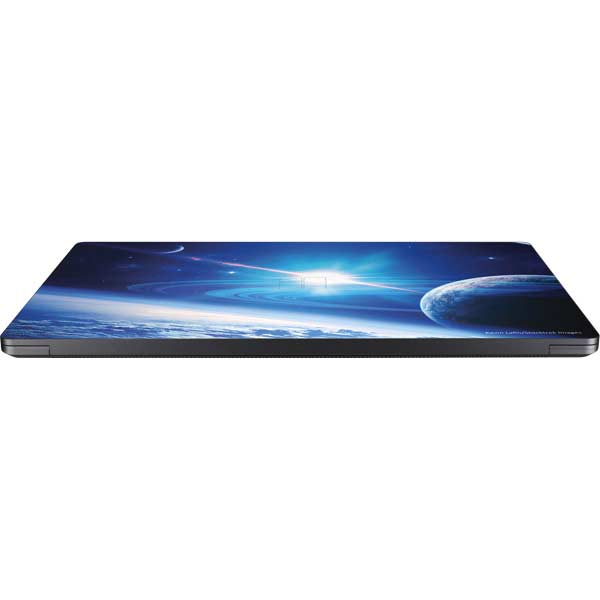 View of a Planet as it Looms in Close Orbit and with Rings Surface Laptop 7 15in Skin