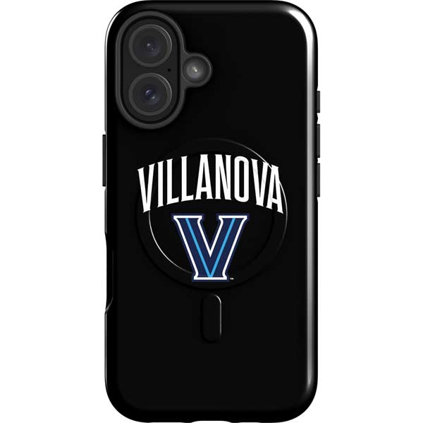Villanova University V Black iPhone 16 Magsafe Impact Case