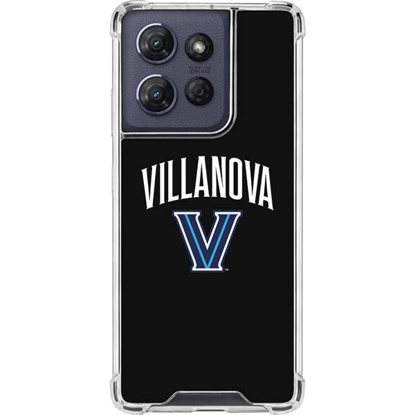 Villanova University V Black Moto G 5G (2025) Clear Case