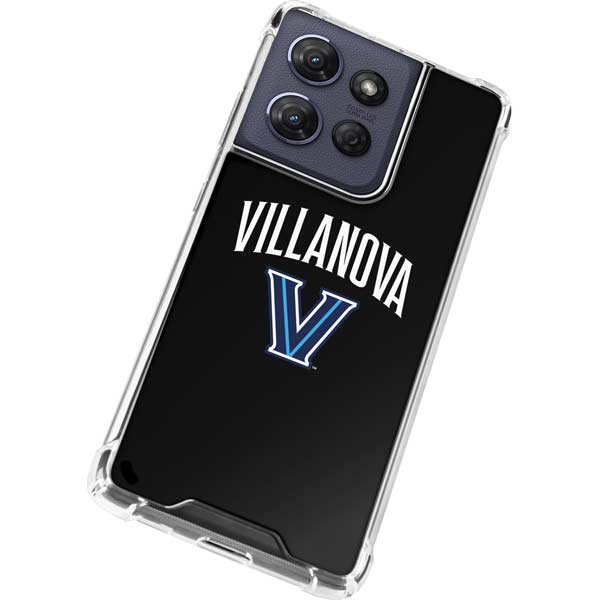 Villanova University V Black Moto G 5G (2025) Clear Case
