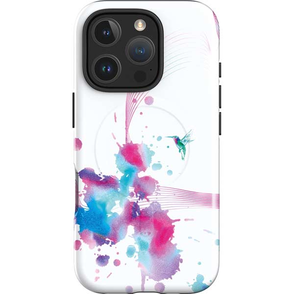 Violet Harmony (Hummingbird) iPhone 16 Pro Max Magsafe Impact Case