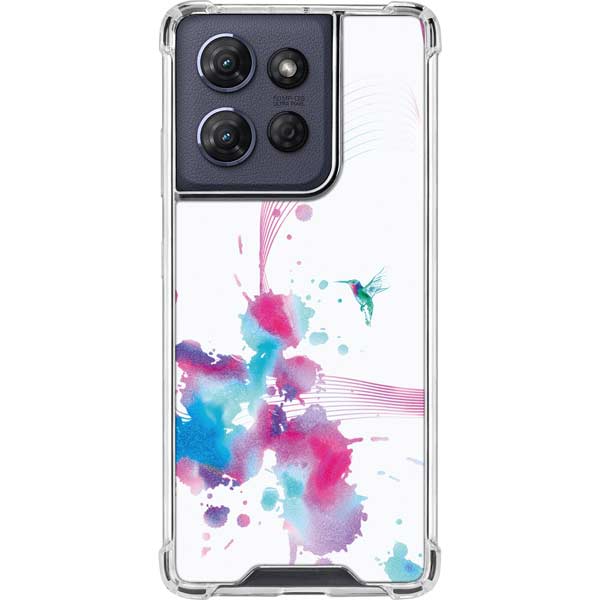 Violet Harmony (Hummingbird) Moto G 5G (2025) Clear Case