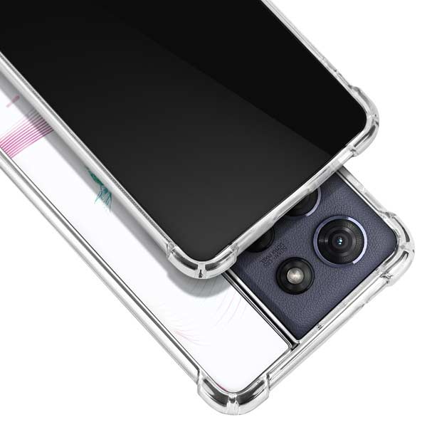 Violet Harmony (Hummingbird) Moto G Power 5G (2025) Clear Case