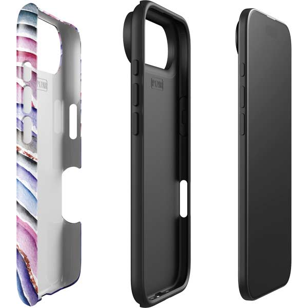 Violet Watercolor Geode iPhone 17 Air Impact Case