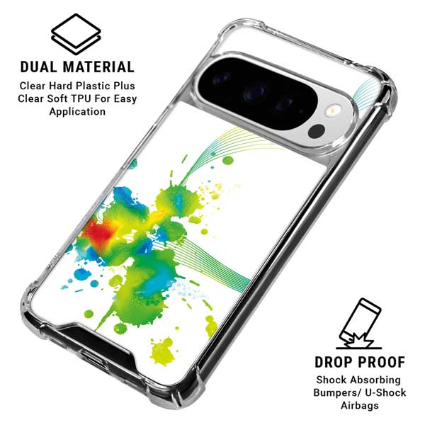 Virescent Harmony Google Pixel 10 Pro Clear Case