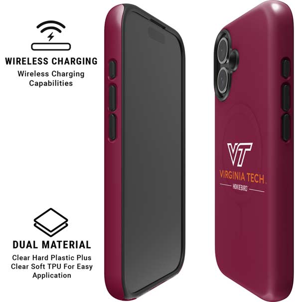 Virginia Tech University Hokiebird iPhone 16 Magsafe Impact Case