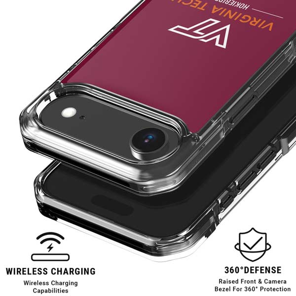 Virginia Tech University Hokiebird iPhone 17 Air Clear Case