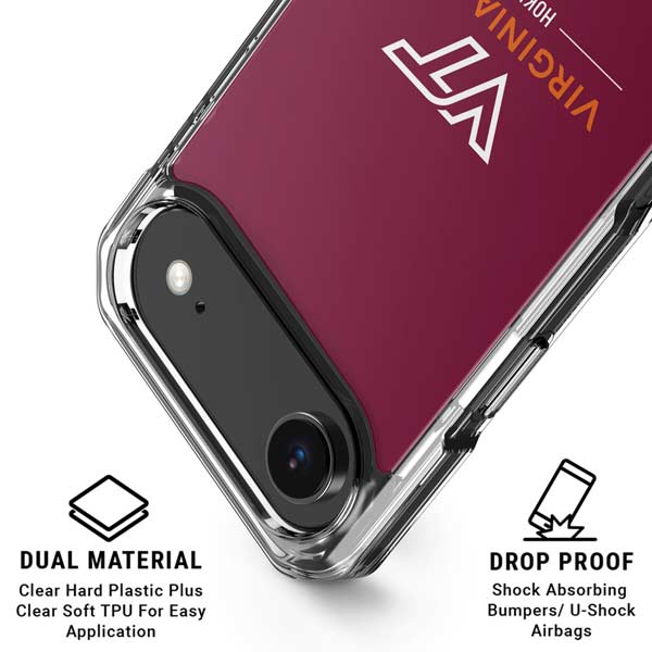 Virginia Tech University Hokiebird iPhone 17 Air Clear Case