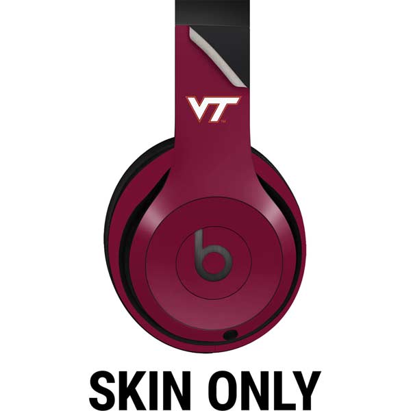 Virginia Tech University Maroon Beats Studio Pro Wireless Headphones Skin