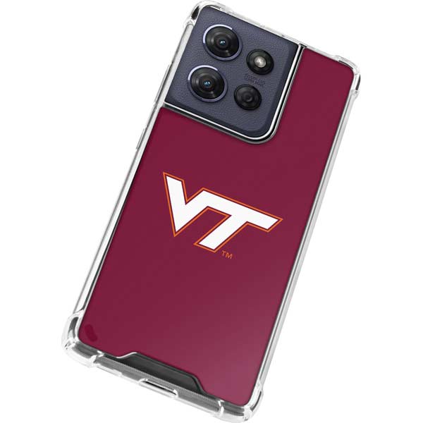 Virginia Tech University Maroon Moto G Power 5G (2025) Clear Case