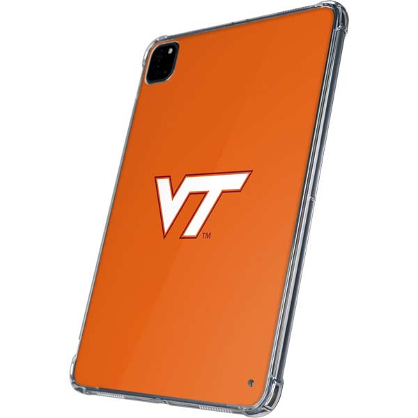 Virginia Tech University Orange iPad Pro 11in (2024) Clear Case
