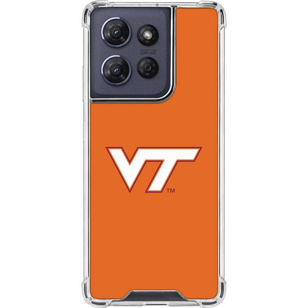 Virginia Tech University Orange Moto G Play 5G (2025) Clear Case